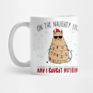 On the naughty list Mug